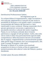 Leggi tutto: Ringraziamenti dalla Sicilia!