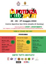 Leggi tutto: LA POTENZA DELLO SPORT- 3 giorni di SPORT e DIVERTIMENTO